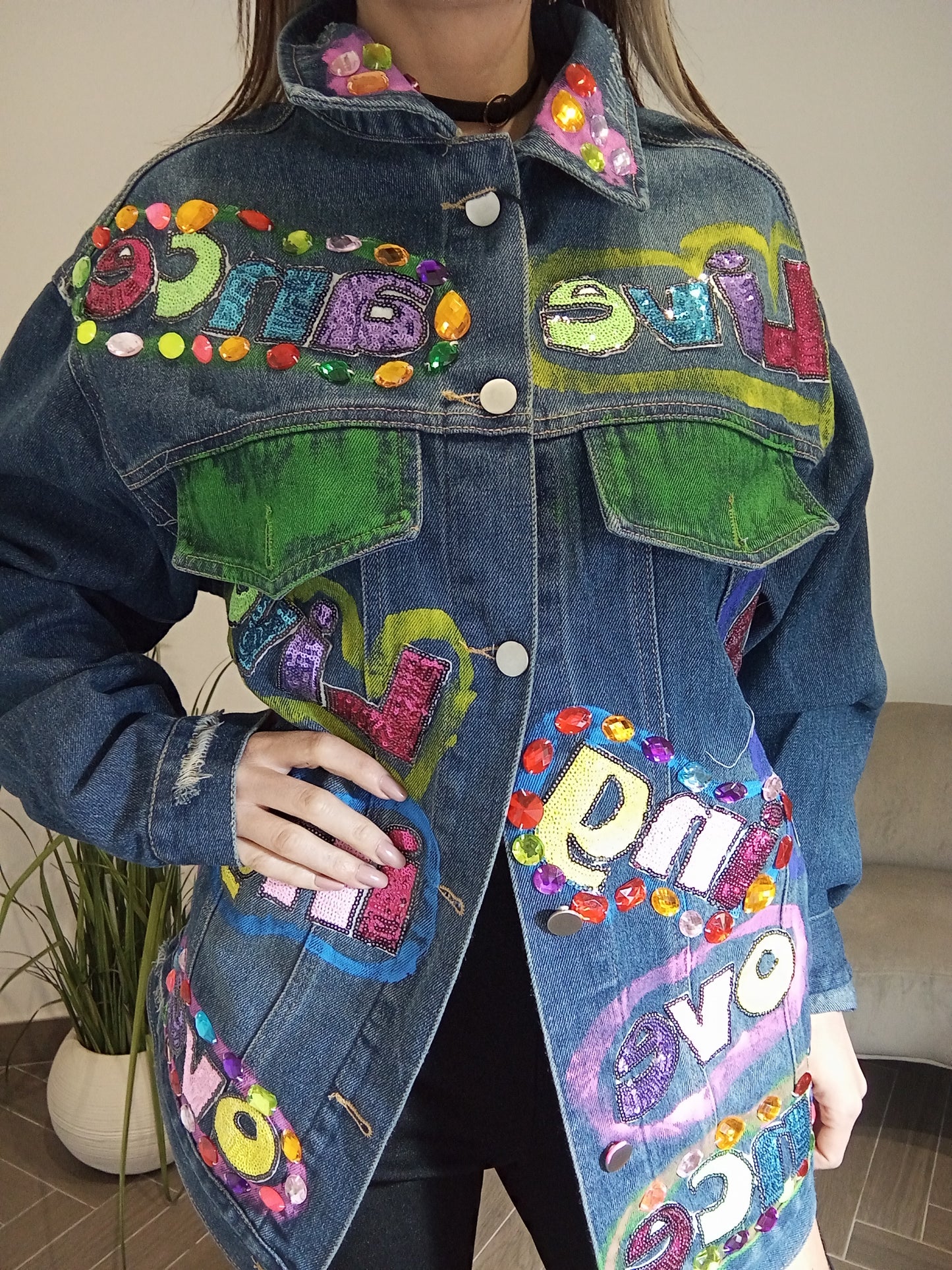 Giacca in Denim