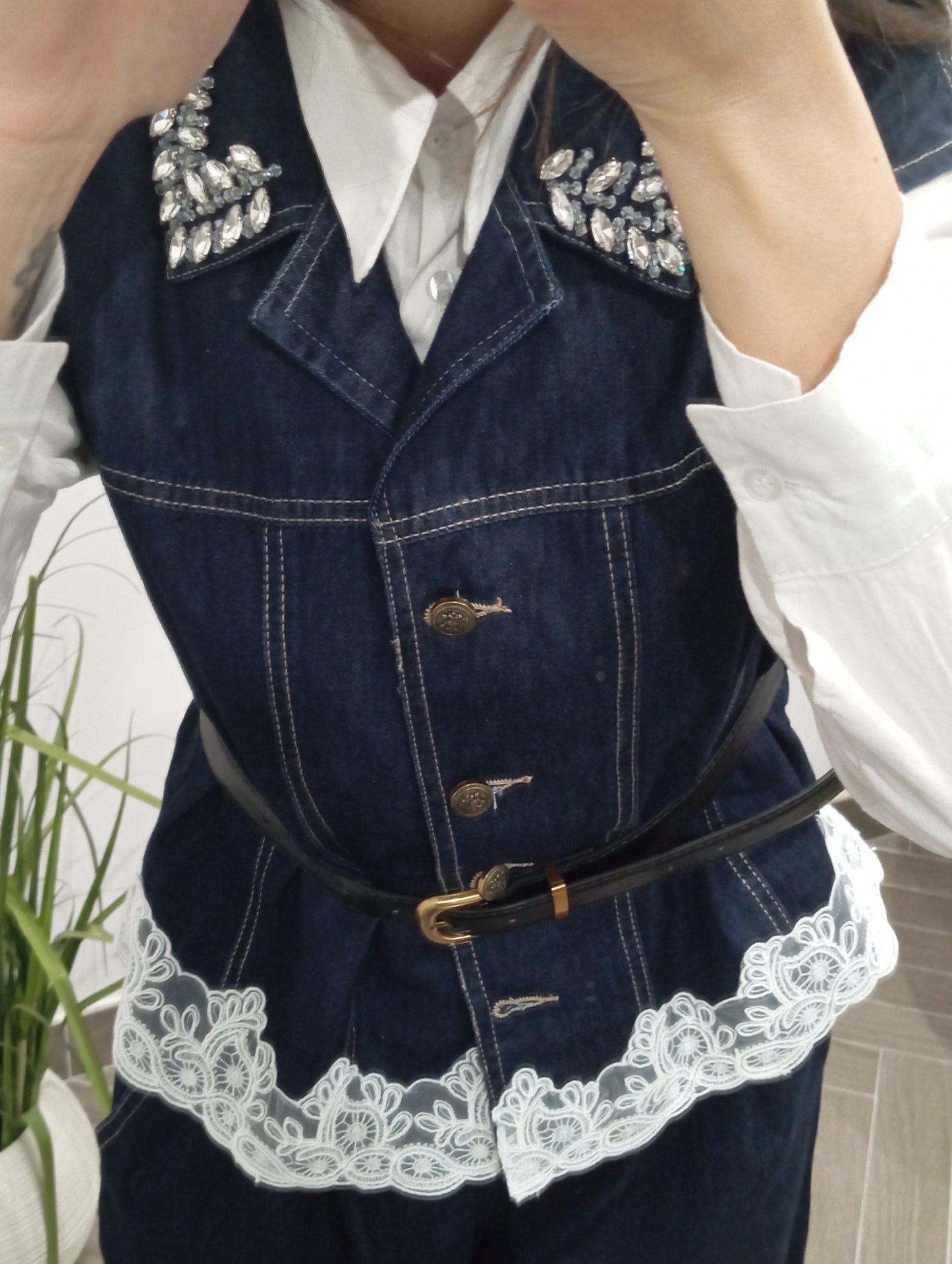 Completo in jeans
