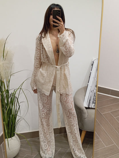 Completo in pizzo Lumina