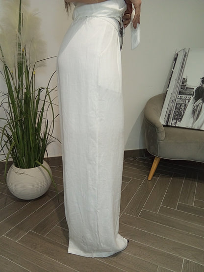 Completo Bianco in Lino e cotone
