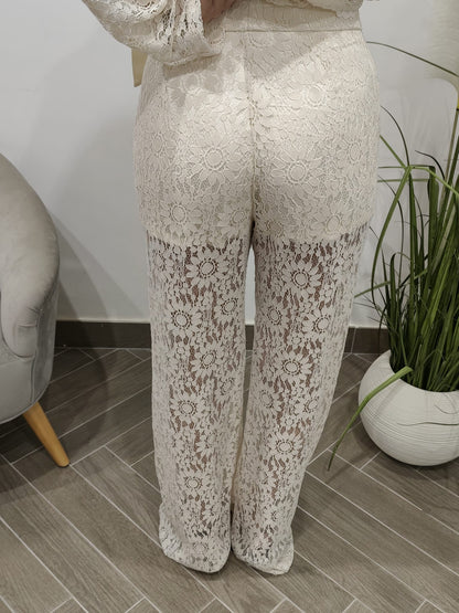 Completo in pizzo Lumina