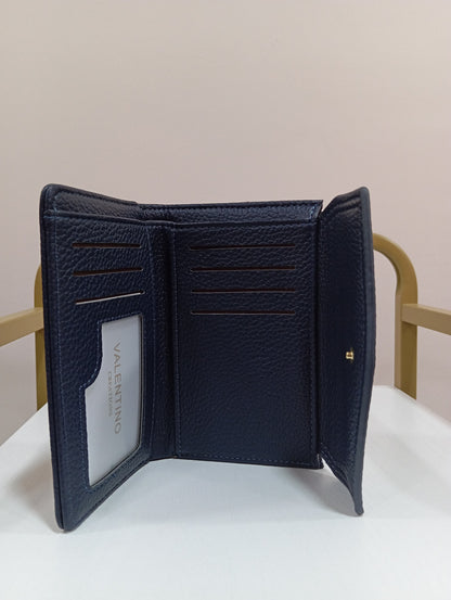 Portafoglio blu navy