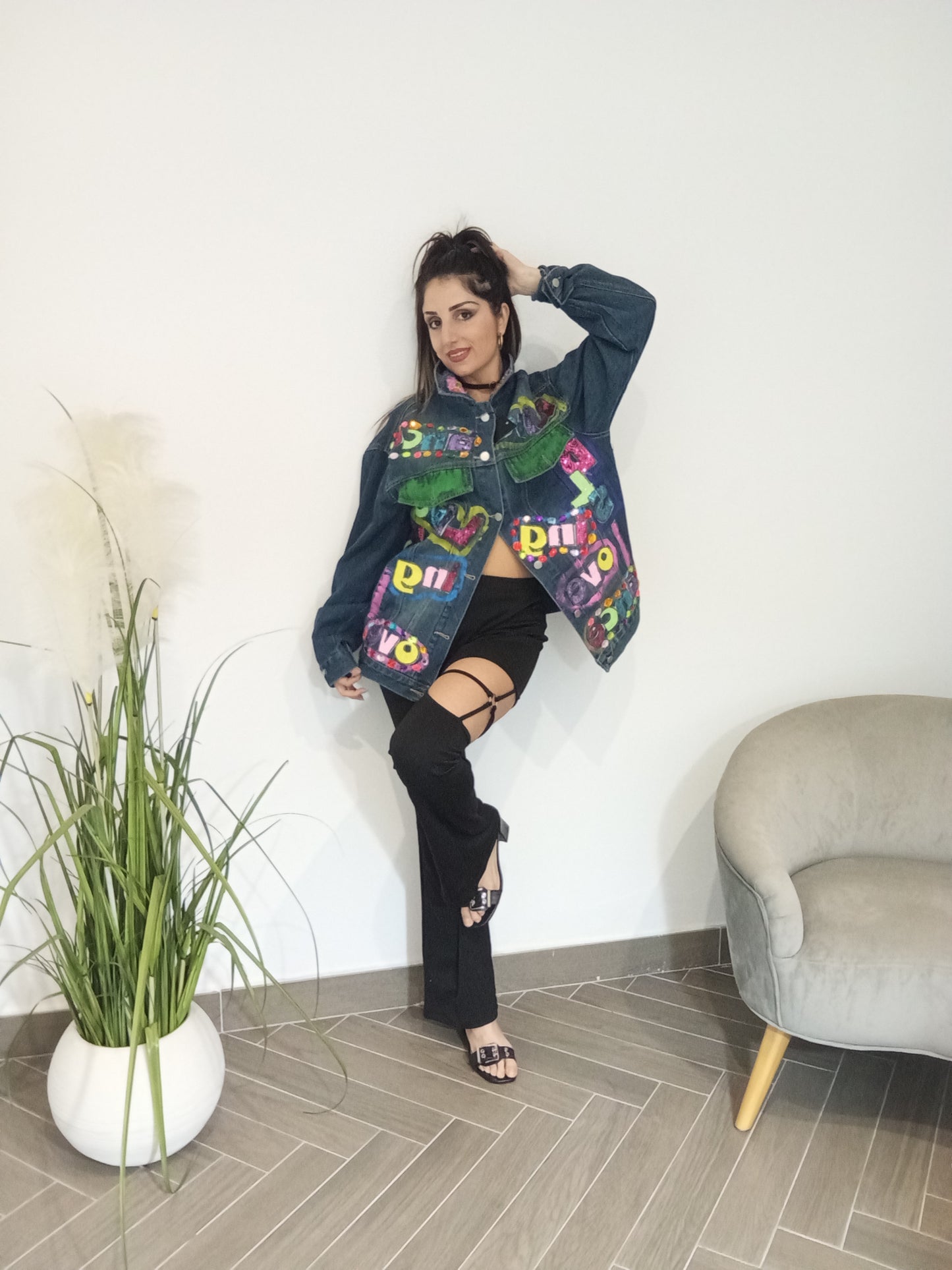 Giacca in Denim