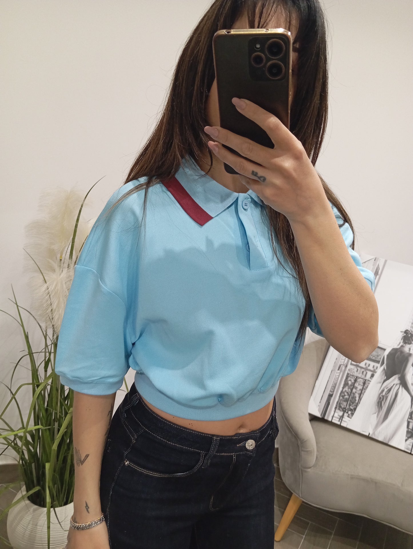 Polo turchese