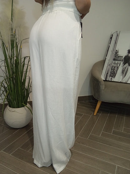 Completo Bianco in Lino e cotone
