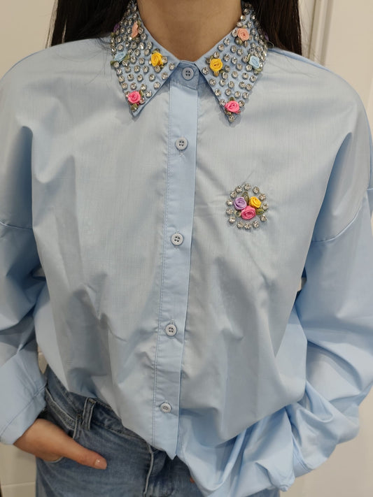 Camicia con decori