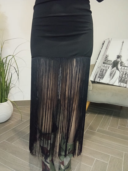 Vestito con frange Lumina