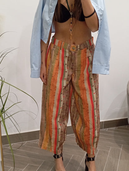 Pantalone estivo multicolore
