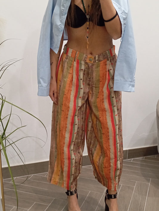 Pantalone estivo multicolore