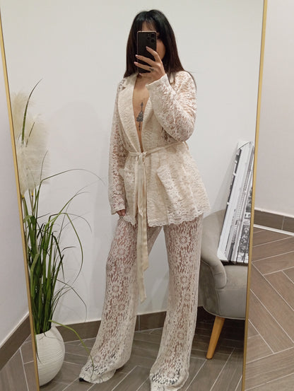 Completo in pizzo Lumina