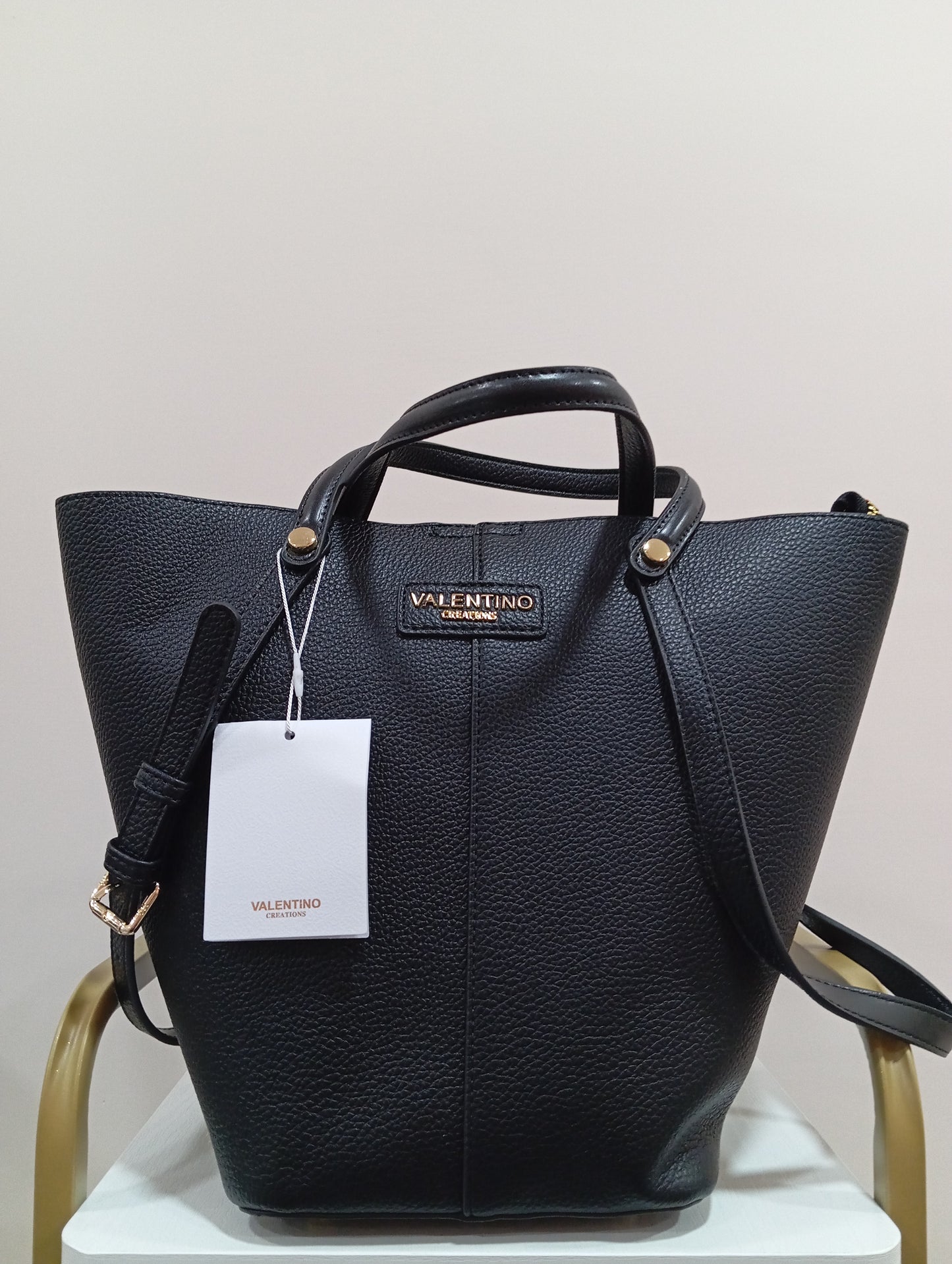Borsa con finte tracolle