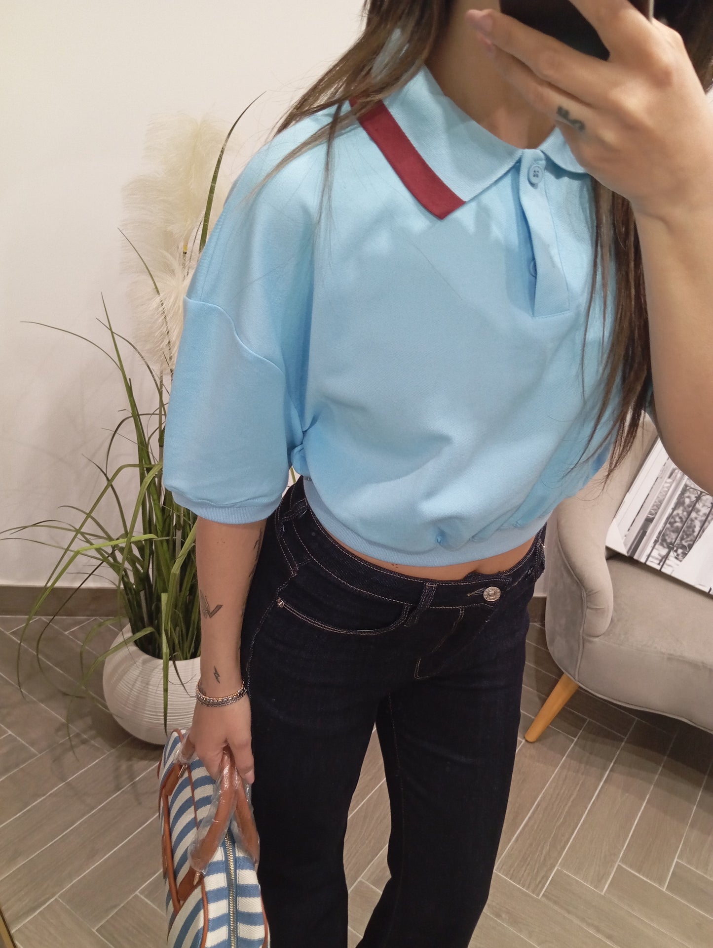 Polo turchese